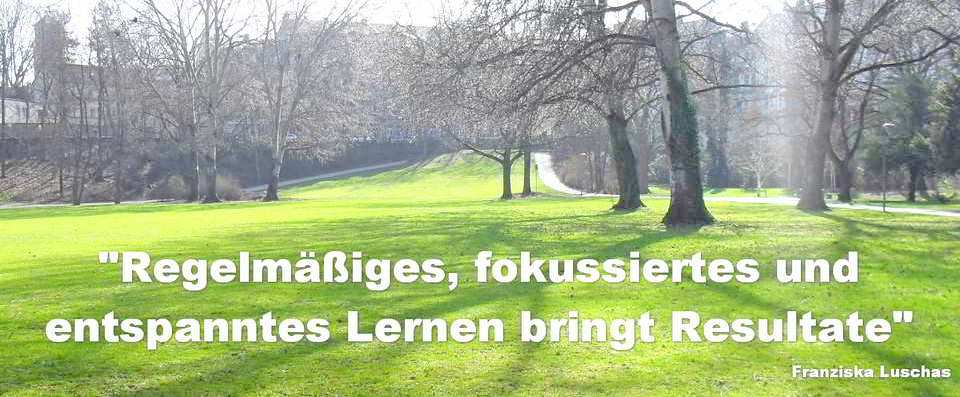 Private Startseite FL Zitat Lernen Stadtpark Fürth GRÜN SONNIG